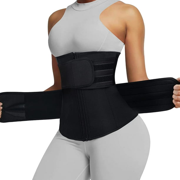 Neoprene Body Shaper Slimming Waist Cincher Belt Yoga Vest Sauna Sweat Arms Zip